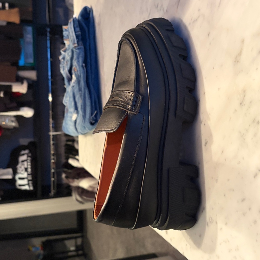 Gianni Black Chunky Loafers
